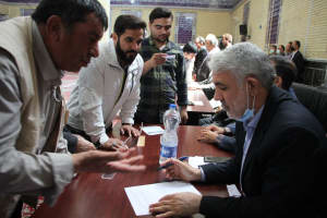 میز خدمت فرماندار شهرستان بهارستان