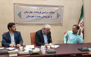 ملاقات مردمی و چهره به چهره فرماندار