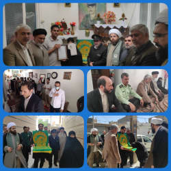 دیدار عبداله نوحی و خادمین حرم