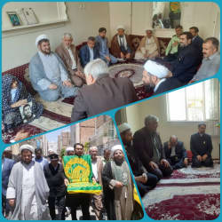 دیدار عبداله نوحی و خادمین حرم
