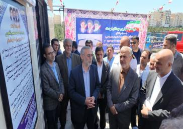 افتتاح پنجمین ایستگاه آتش‌نشانی نسیم‌شهر با حضور معاون هماهنگی امور عمرانی استانداری تهران