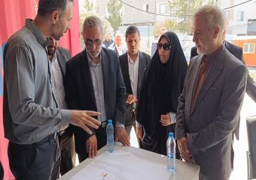 بازدید معاون عمرانی استانداری تهران از پروژه زیرگذر ۹ دی در شهرستان بهارستان