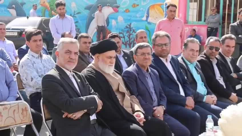 خشت گذاری دبیرستان دخترانه 9 کلاسه خیّرساز در روستای اورین